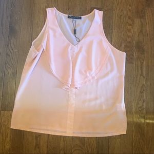 Soft Pink Sleeveless Top